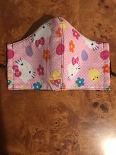Hello Kitty Teen Adult Easter Spring Face Mask 3 Lyr