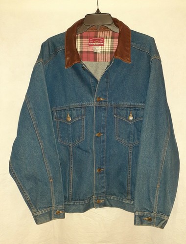 jean jacket with flannel lining