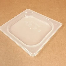 San Jamar 1/6 Size ModPan Lid MPL16 Polypropylene Clear Foodservice Storage