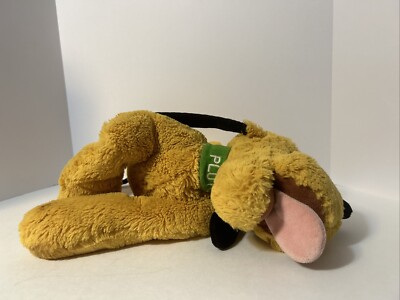 Genuine Disney Store Authentic Exclusive 16  Pluto Plush Stuffed Animal Toy Dog