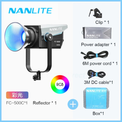 NANLITE FC-500C 520W RGBWW CTT APP Control LED Video Light Photography Lighting 