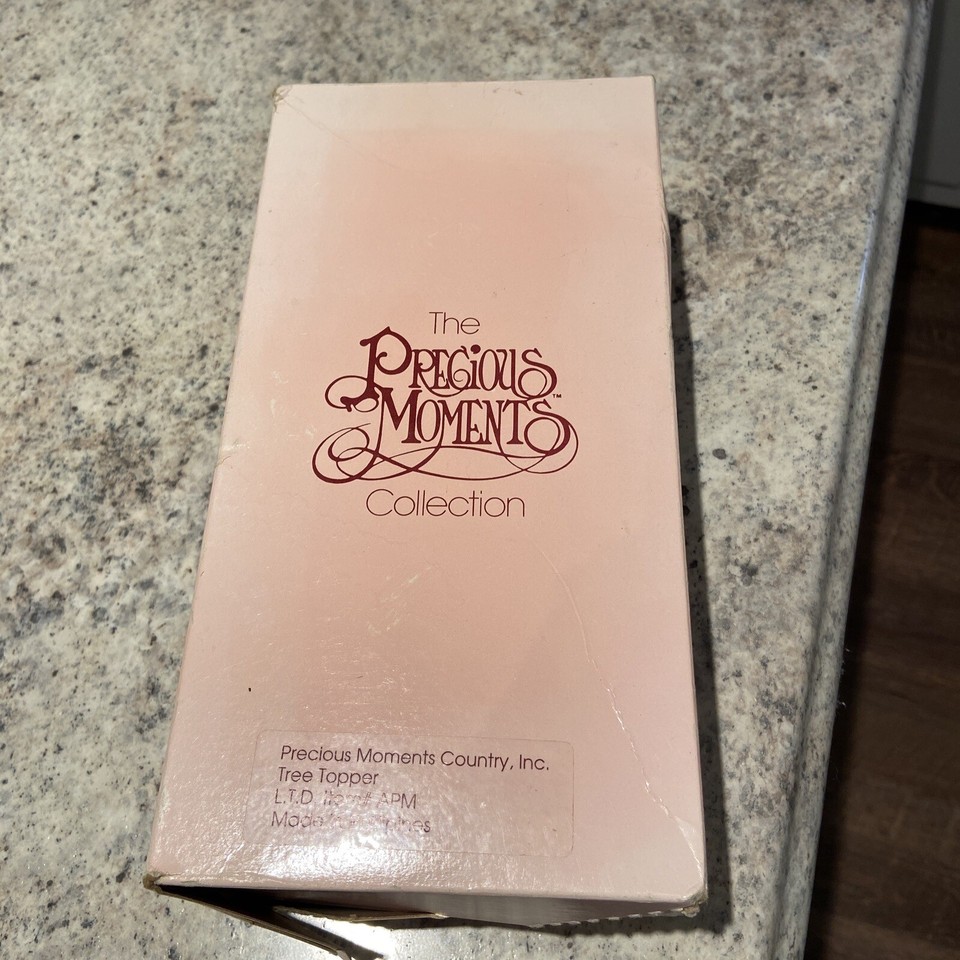Precious Moments Christmas Tree Topper Enesco 761893 Vintage Holiday