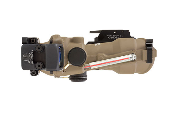 Trijicon ACOG TA31 ECOS 4x32 スコープ Trijicon ACOG 4x32 ECOS FDE Scope Red Crosshair w/ 3.25 MOA
