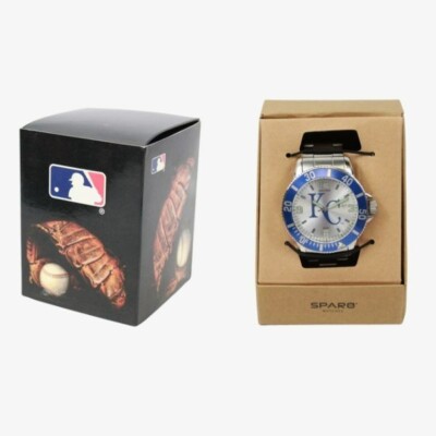 Kansas City Royals Watch Key Premium Metal Large Face Stainless NEEDS BATTERY