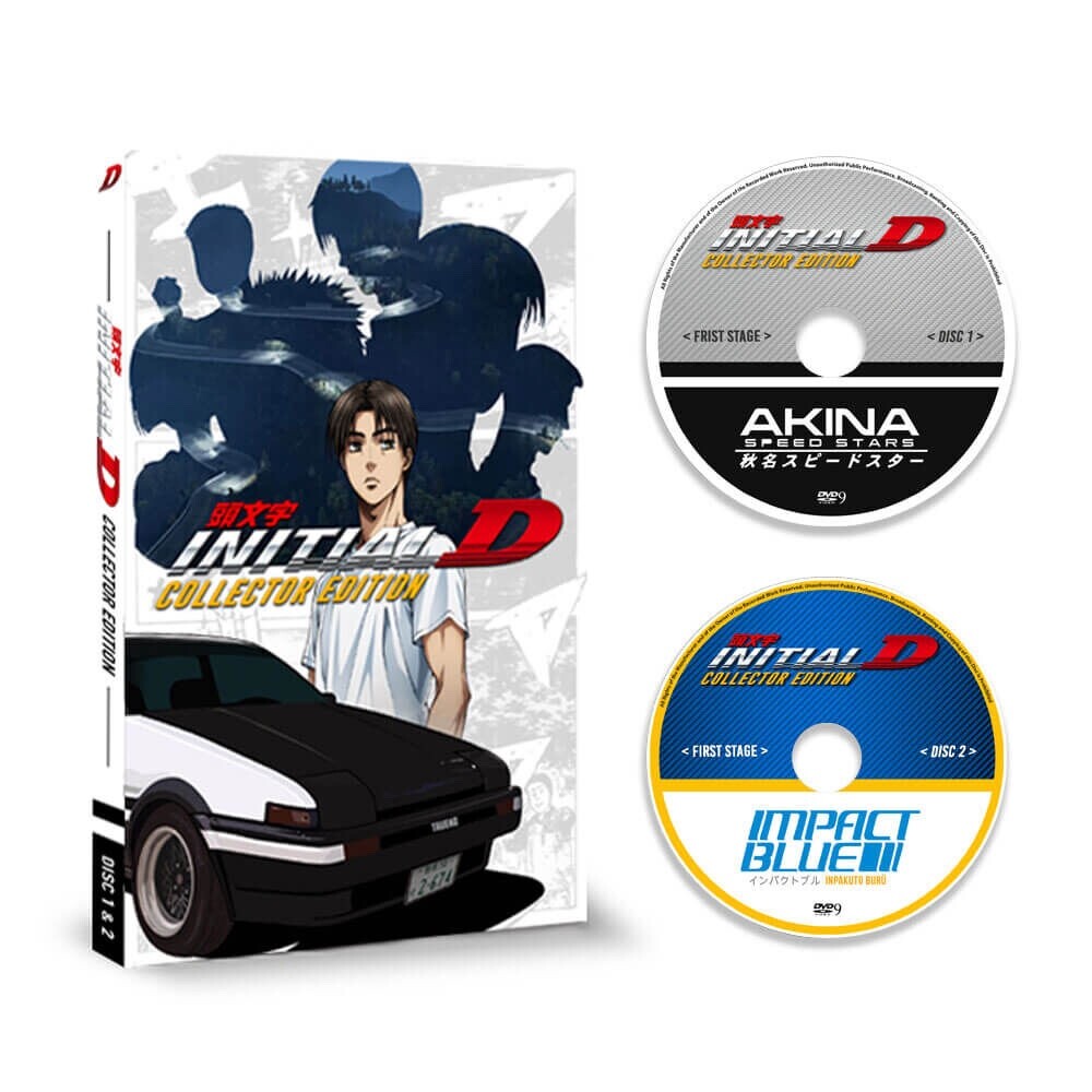 INITIAL D DVD BOX 1-7 セット Initial D Vol 1-5 (DVD, 2004) Box Set One Tokyopop Anime NO