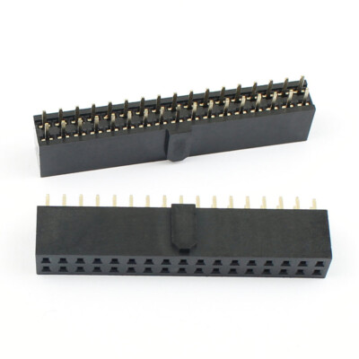 10Pcs 2.54mm 34P Female Pin Header Strip 2x17 34 Pin Polarizing Key Connector