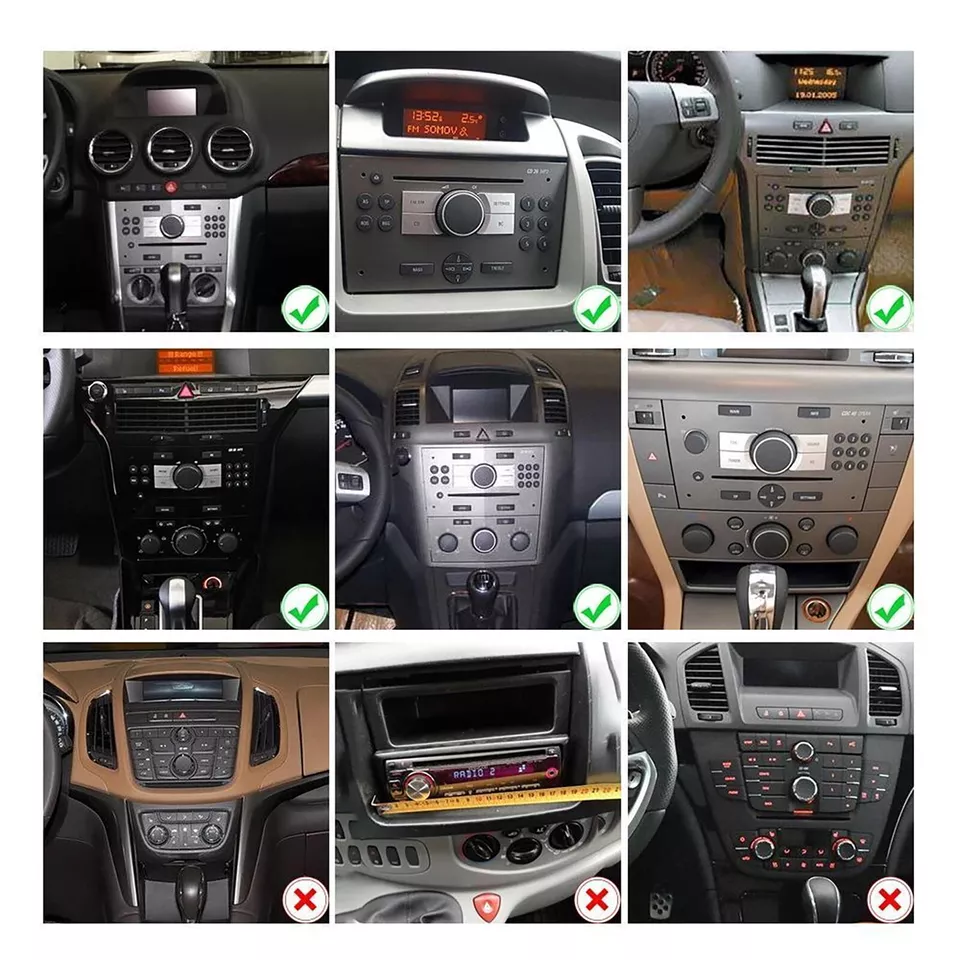 DAB+ Autoradio Android 13 GPS Navi Für Opel Astra H Corsa C D Meriva Zafira A B - Bild 4 von 4