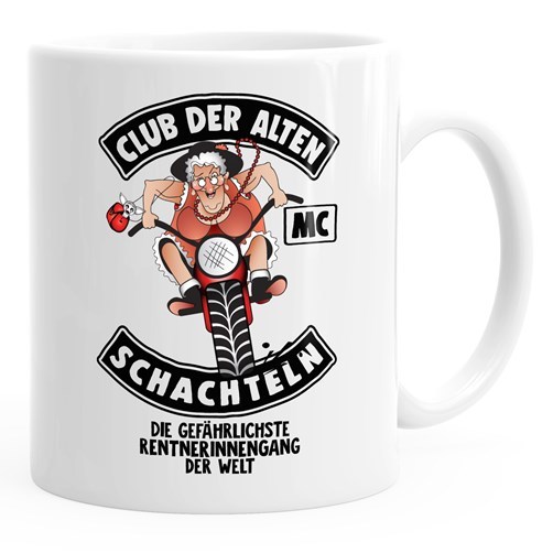 Geburtstags-Tasse Club Der Alten Schachteln Geschenk-Tasse für ältere Frauen