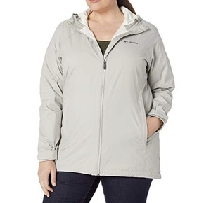 columbia long lined rain jacket
