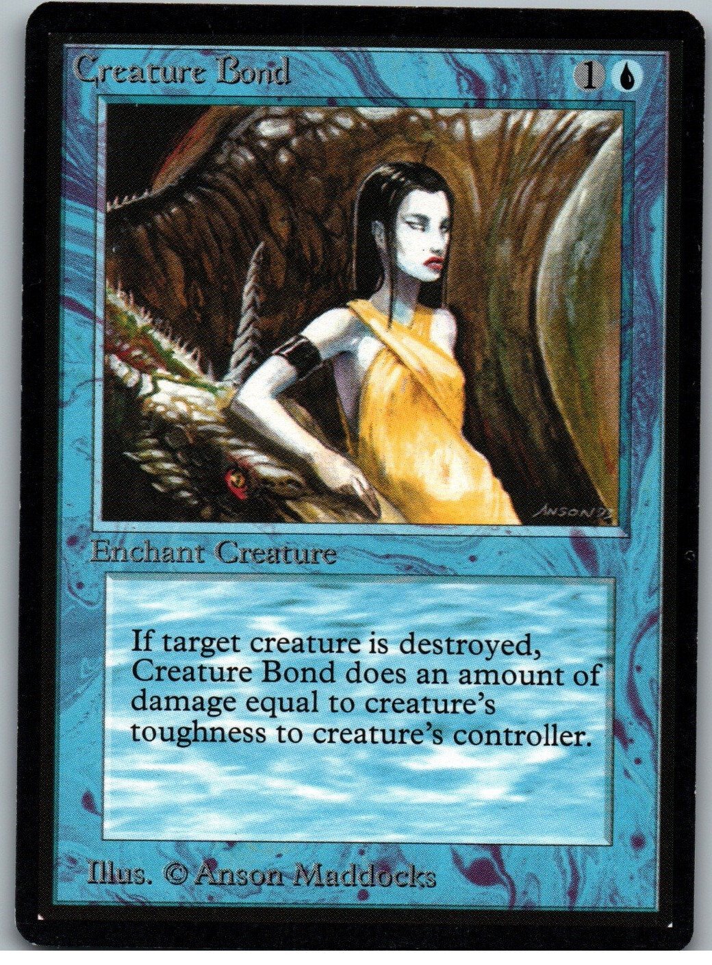 Creature Bond | MtG Magic Beta Edition | English | NM