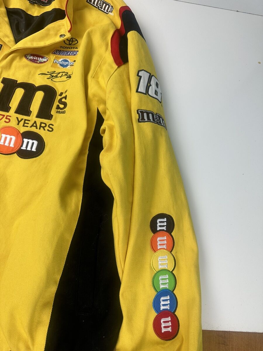 RARE NASCAR Jacket Kyle Busch M&M Racing 75th Anniversary JH RARE NASCAR Jacket Kyle Busch M&M Racing 75th Anniversary JH