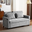 Convertible Sleeper Sofa Bed Loveseat Sofa with Pull Out Bed for Living Room