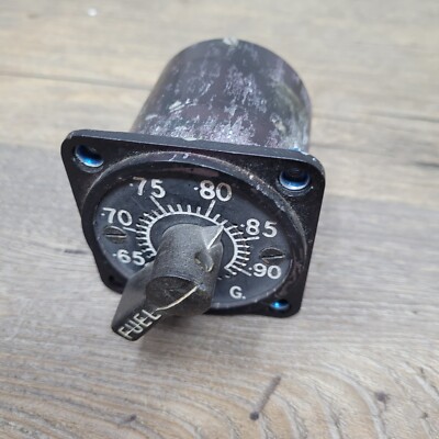 AIRCRAFT COCKPIT FUEL INTEGRAL FLOWMETER GAUGE FAURE HERMAN 6A/5937