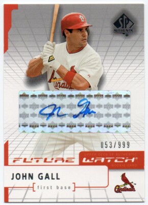 2004 SP Authentic Future Watch Autograph #182 John Gall RC Auto 053/999