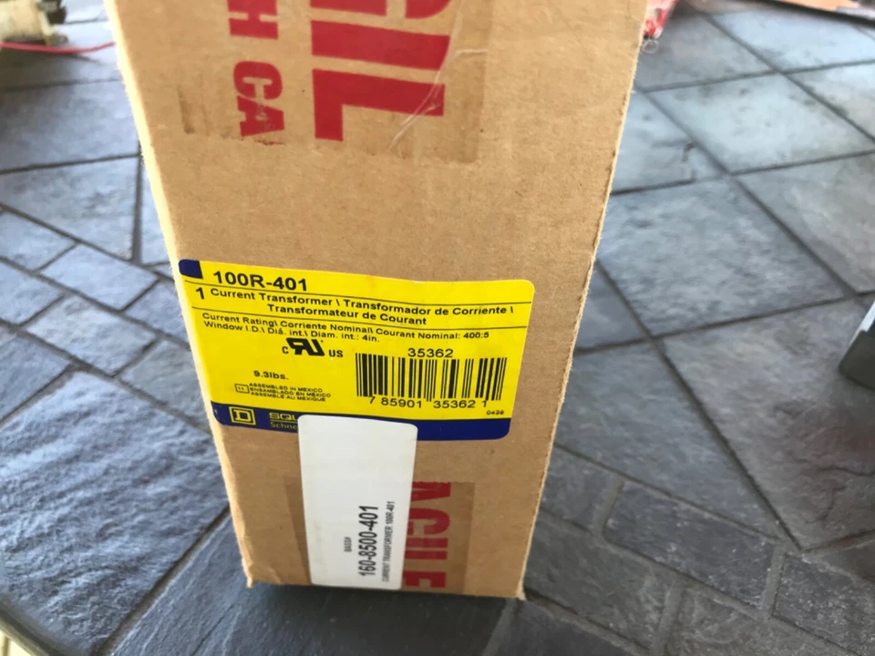 Square D 100R401, Current Transformer, 400:5, Bass Product 160-8500-401, (NOS) - Image 2 of 4