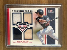 Evan White - 2017 Panini Stars & Stripes USA Baseball #23 Quad Relic /199   C497