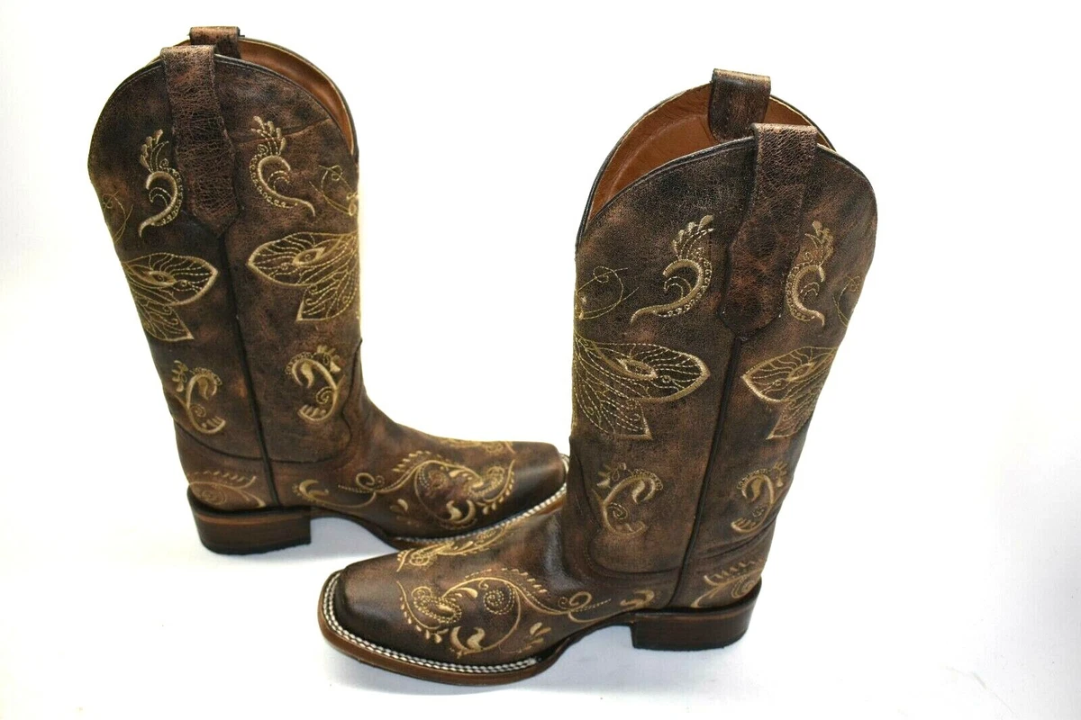 Circle g women's dragonfly embroidered hotsell western boots