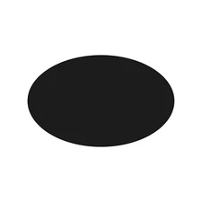 Oval Shape Vinyl Decal 4:2.5 RATIO Car Window Ellipse Shape Sticker