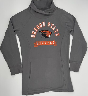 NWT Box Seat Clothing Co Wo. Oregon State Beavers Pullover Sweatshirt Gray Sz S