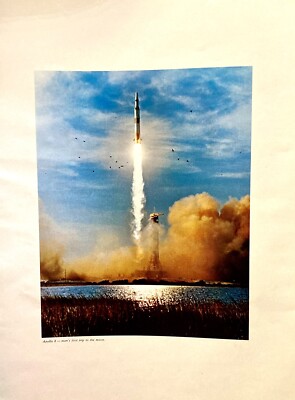 Apollo 8. Man s First Trip to the Moon Print