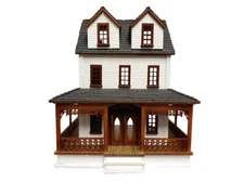Southern Country Cottage Dolls House 1:48 Quarter Inch Laser Cut Flat Pack Kit