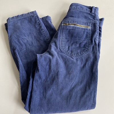 DDR Cordhose Hose Vintage 80er Jahre Gr. 140 In Blau