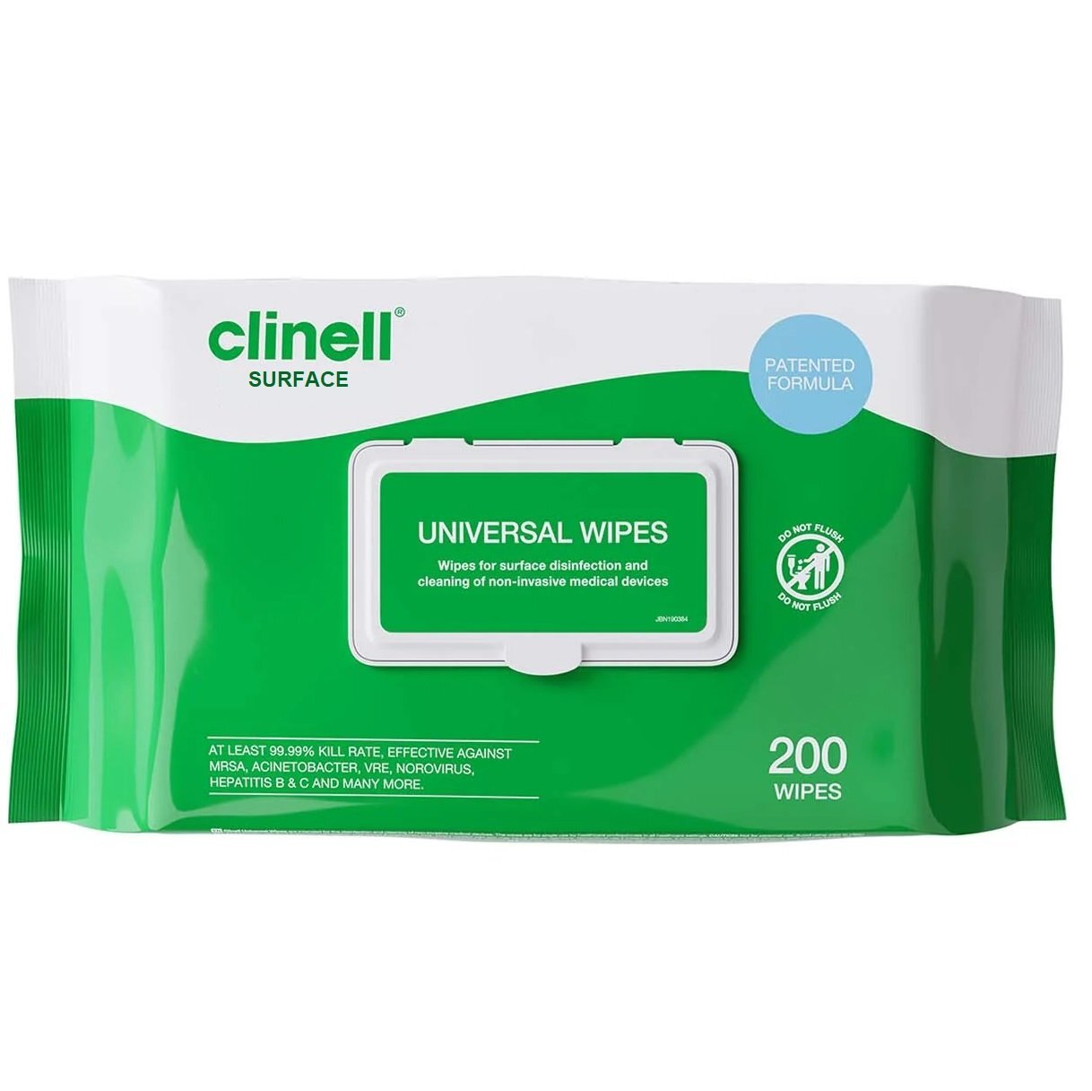 Clinell Universal SanitiZing  Wipes SURFACE & DEVICE DISINFECTION 200pcs
