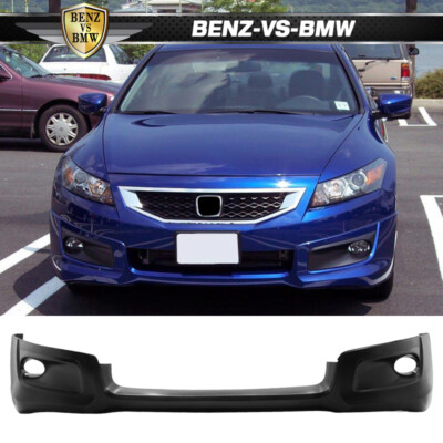 Fits 08-12 Honda Accord HFP Style 2Dr Front Bumper Lip Chin Spoiler PU