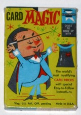 Vintage 1959 Ed-U-Cards CARD MAGIC Card Tricks Game COMPLETE in Original Box 