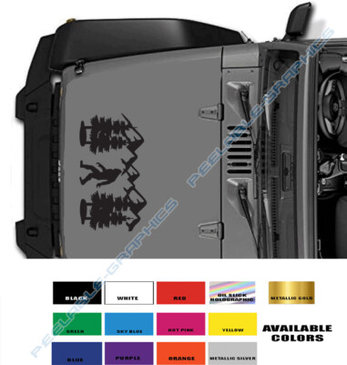 Window Sticker Jeep Wrangler Bigfoot Casing Jeep Decal Guide