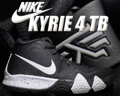 Nike Kyrie 4 IV TB OREO Black White Grey CEMENT Jordan Retro