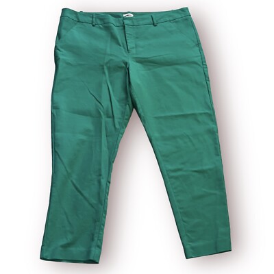 Merona Target Stretch Classic Pants Slim-Leg Bright Green