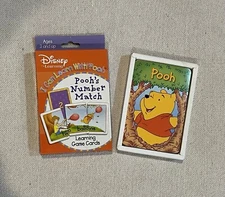 Winnie The Poo “I Can Learn With Pooh” Pooh’s Number Match Learning Game Cards