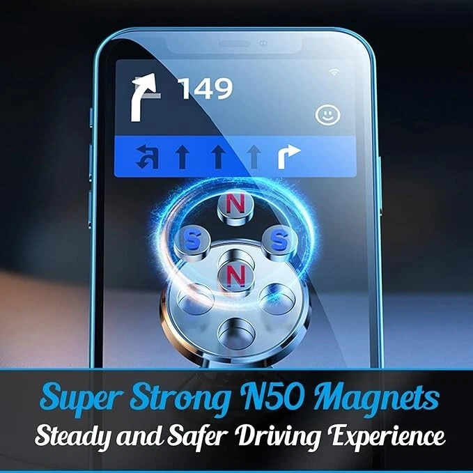 Soporte Sostenedor Magnetico De Telefono Celular Para Carro Auto Coche Universal - Image 4 of 4