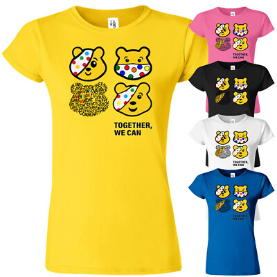Spotty Pudsey Bear Kids T Shirt Charity Children In Need - Foto 2