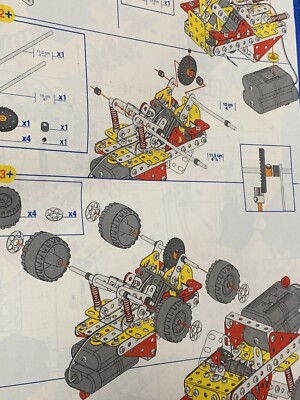 BOITE MECCANO EVOLUTION 4 neuf 306 pièces avec les notices EUR 40,00 - FR