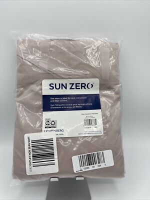 Sun Zero Lichtenberg One(1) Blush Room Darkening Curtain Panel 40''x84'' Free Ship
