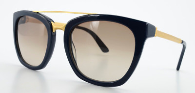 Calvin Klein Collection Sonnenbrille CK8543S 405 Pilot Cat Eye Blau Gold Matt M