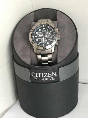 Citizen Men's Eco-Drive Titanium Perpetual Calendar Chronograph
