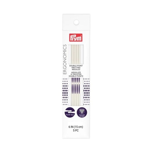 Agujas de Doble Punta Carbon Ergonomics - Prym