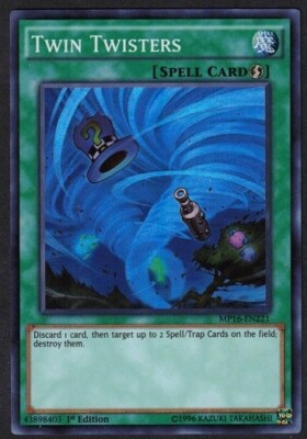 Yugioh Twin Twisters MP16-EN221 Super Rare 1st Ed - VLP