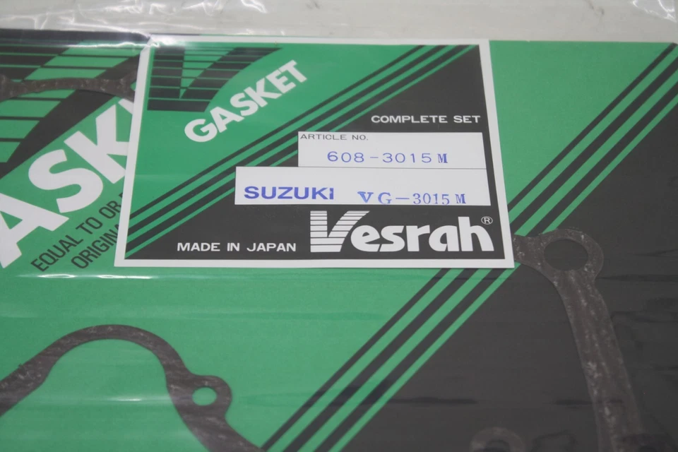 85-88 SUZUKI LT230 SF/SG/SH/SJ QUADSPORT JUEGO DE JUNTAS COMPLETO KIT HECHO EN JAPÓN Foto 3 de 4