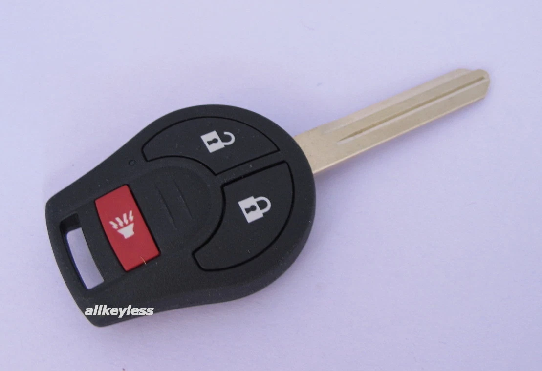 Mando A Distancia Nissan Usado: Entrada Sin Llave, 4 Botones, Modelo CWTWB1U751, OEM