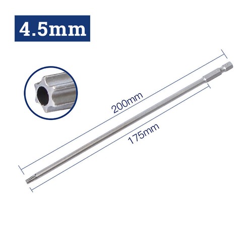 Long Reach Torx Star Hex Security Bit Set Tamper Proof Screwdriver Bits 1/4" - Picture 64 of 65