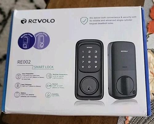 Revolo RE002 Smart Lock, Black