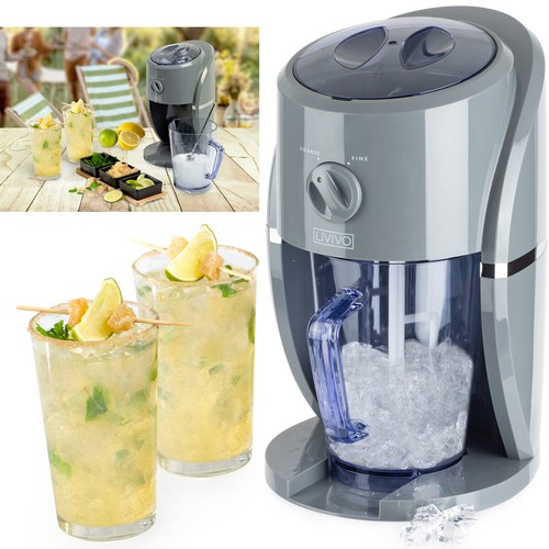 Electric Ice Crusher Snow Cone Maker Stainless Steel Shaved Ice Machine Home New - Picture 12 of 12