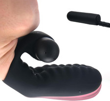 Finger Vibrator with 10 Vibrations, 2 in 1 Sex Toys for Women Couple, Portable