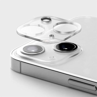 Camera Lens Protector for iPhone 13 Mini, Dual Camera Protection, White