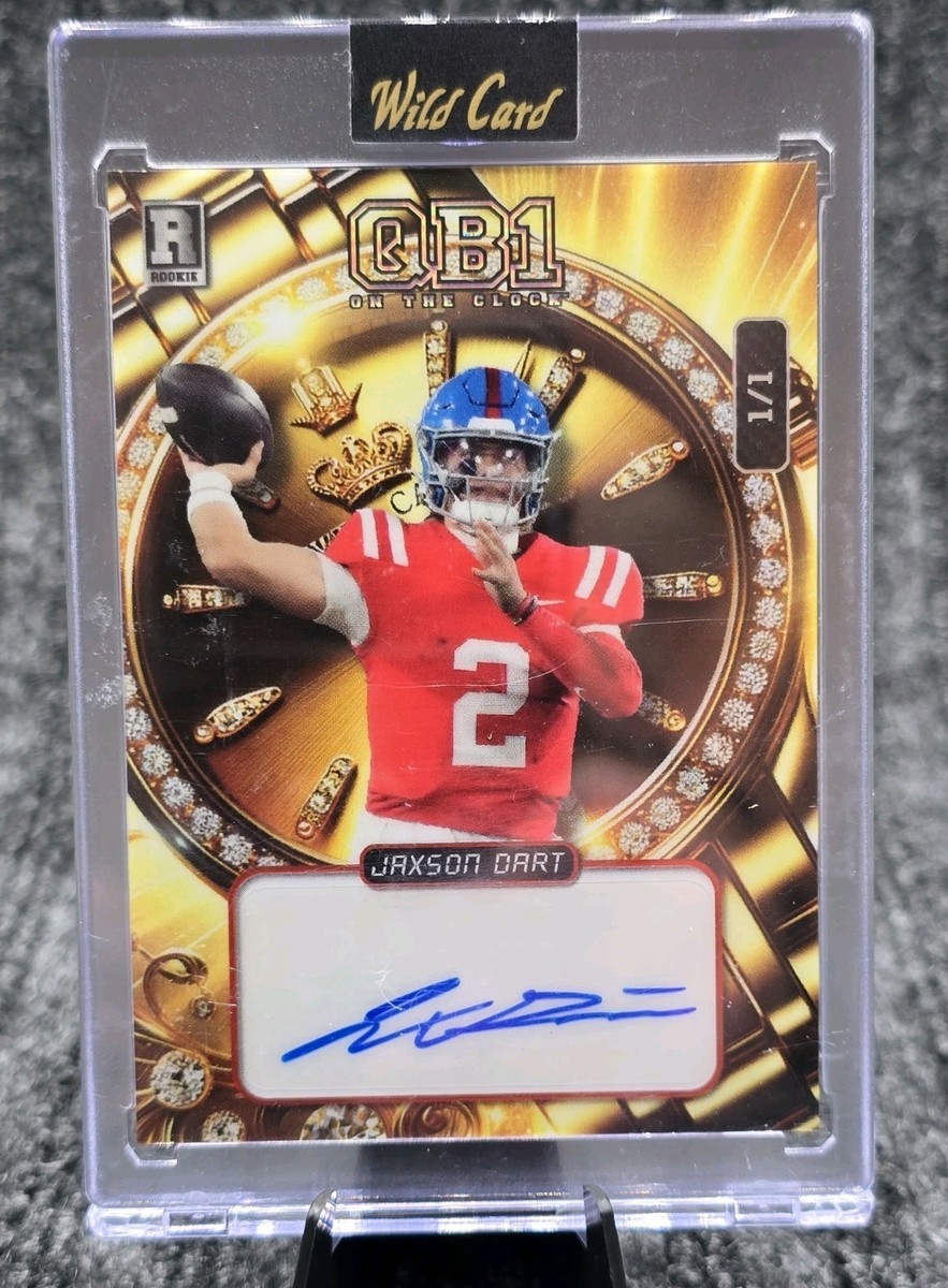 2024 QB1 On the Clock Breakers Brick Gold L 1/1 Jaxson Dart Auto