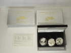 2006 Silver American Eagle 20th Anniversary 3-Coin Set Proof, Unc, Reverse Proof
